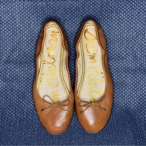 Sam Edelman Tan Leather Flats